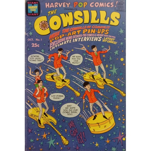 160 - The Cowsills Handbill and Comic Book, issue 1, 1968 (2)