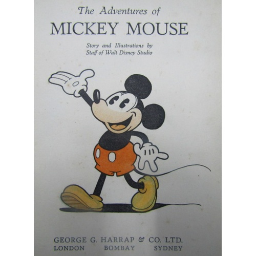 170 - Adventures of Micky Mouse book, First Edition, published by George G. Harrap & Co Ltd 1931