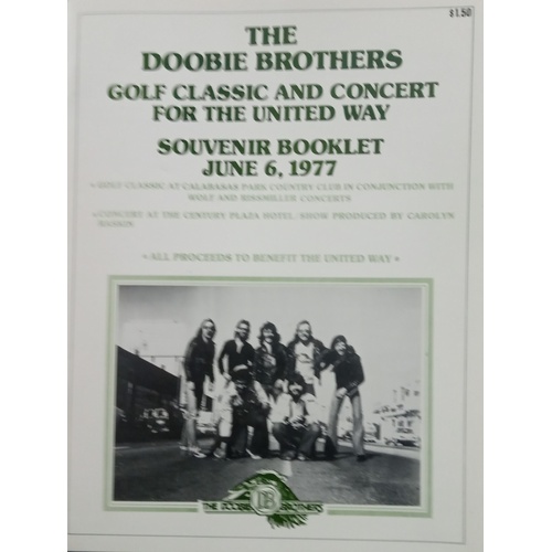 177 - Collection of Doobie Brothers items including Concert Programmes, Six Promo Photographs, 10 Unused C... 