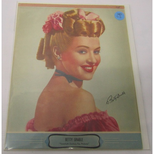 194 - Eight Movie Star Note Books including Maureen O’Hara, Micky Rooney, Betty Grable, Jane Powell, Greer... 