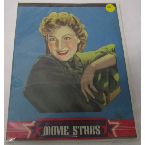 194 - Eight Movie Star Note Books including Maureen O’Hara, Micky Rooney, Betty Grable, Jane Powell, Greer... 