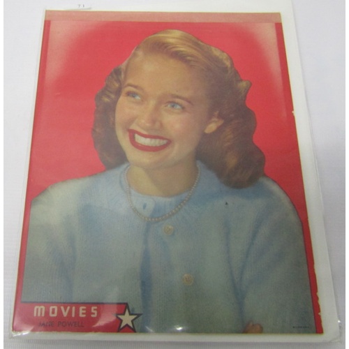 194 - Eight Movie Star Note Books including Maureen O’Hara, Micky Rooney, Betty Grable, Jane Powell, Greer... 