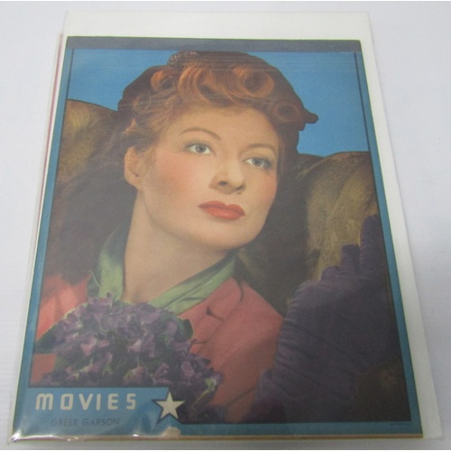 194 - Eight Movie Star Note Books including Maureen O’Hara, Micky Rooney, Betty Grable, Jane Powell, Greer... 