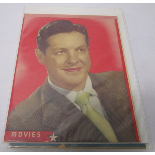 194 - Eight Movie Star Note Books including Maureen O’Hara, Micky Rooney, Betty Grable, Jane Powell, Greer... 