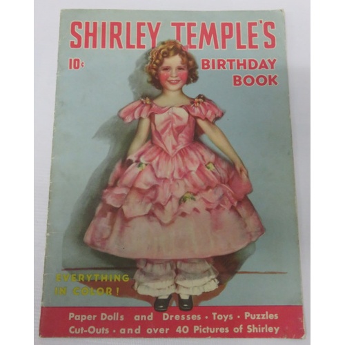 253 - Collection of Original Shirley Temple Songbooks, Birthday Book, 2 Song Albums, Sing With Shirley Tem... 