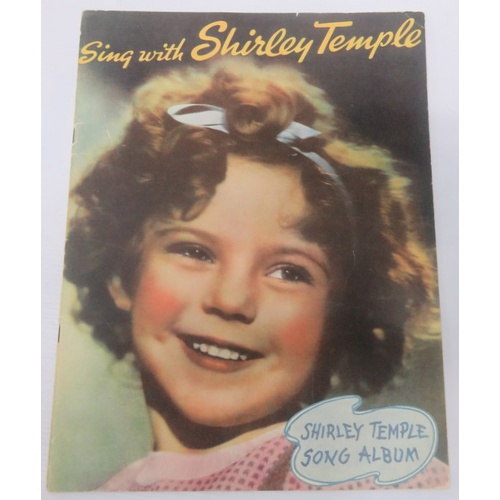 253 - Collection of Original Shirley Temple Songbooks, Birthday Book, 2 Song Albums, Sing With Shirley Tem... 