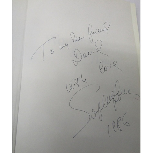 283 - Sophia Loren Women & Beauty Inscribed inside “To My Dear Friend David with Love Sophia Loren 1986”