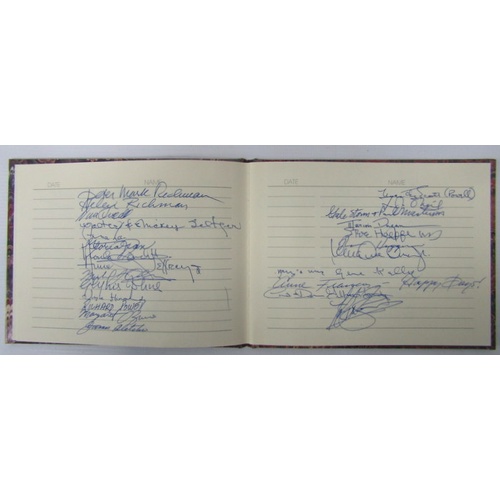 287 - Motion Picture and Television Fund Guest Book honouring David Gest dated 31st May 1992 includes Cesa... 