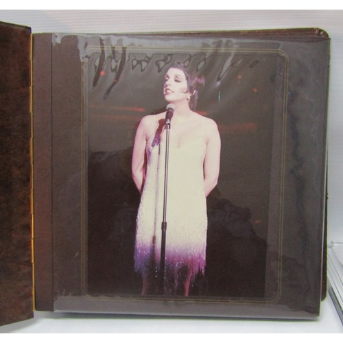 292 - Photograph binder embossed on cover Liza Opening Nite Universal City September 28th 1978 contains 30... 