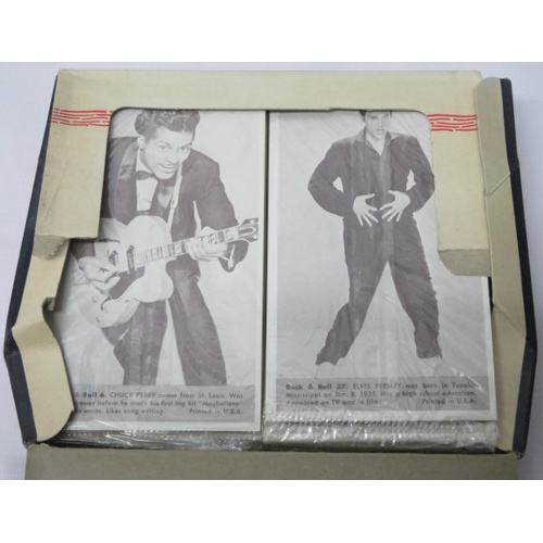 301 - Rock'n'roll Star Trading Card Packs 5c a pack featuring Fabian, Elvis Presley, Chuck Berry and other... 