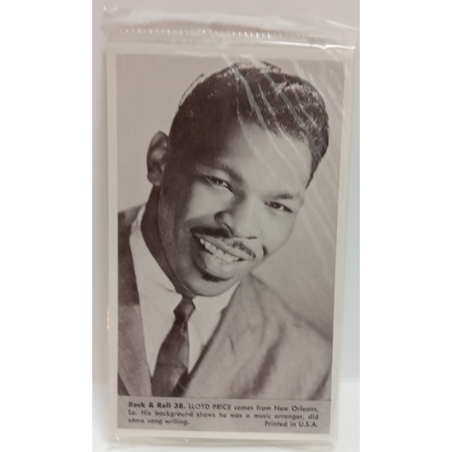 301 - Rock'n'roll Star Trading Card Packs 5c a pack featuring Fabian, Elvis Presley, Chuck Berry and other... 