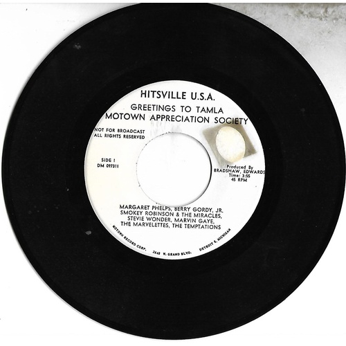 312 - Thirty Motown & Tamala Promo Singles including The Supremes, Four Tops, Marvin Gaye and others (30)