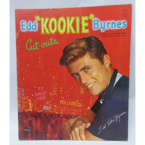 326 - Edd Kookie Cut Out, Way Out With book and 77 Sunset Strip Book