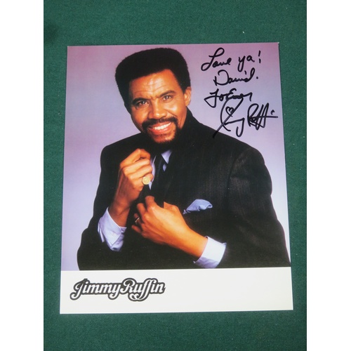 349 - Four signatures all signed to David 2 x Dionne Warwick, 1 x Jimmy Ruffin and Chubby Checker (4)