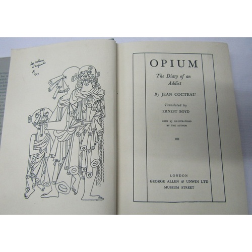 362 - Opium The Diary of An Addict by Jean Cocteau. Published by George Allen & Unwin Ltd 1933 Hard cover ... 