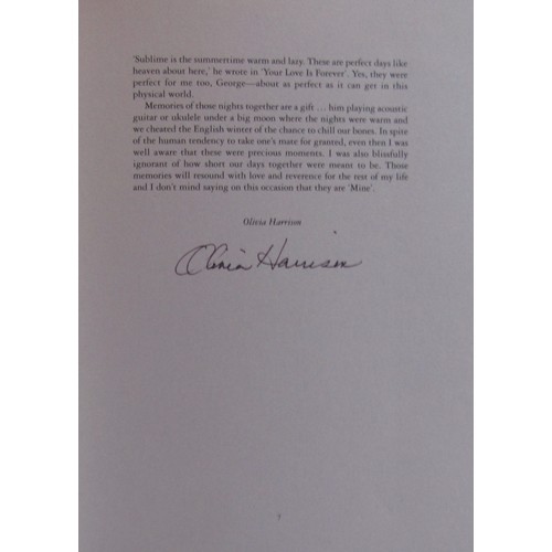 61 - RTV - I Me Mine book signed by Olivia Harrison