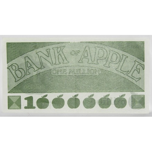 93 - The Bank Of Apple One Million Apples note Apple Records Promo