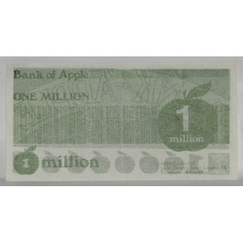 93 - The Bank Of Apple One Million Apples note Apple Records Promo