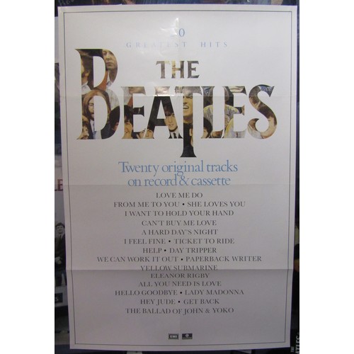 133 - RTV - Six Beatles Promotional Poster including 20 Greats Hits, Beatles Ballads & The Beatles Ready S... 