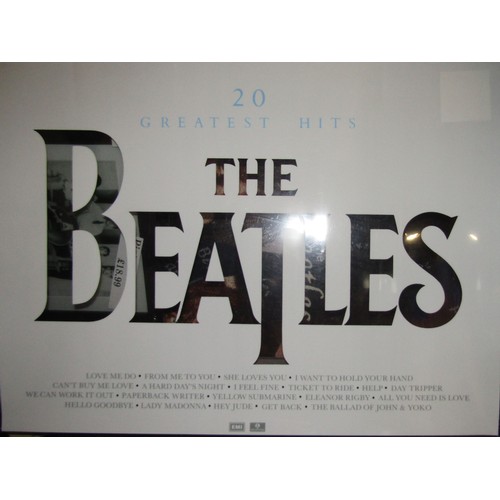 133 - RTV - Six Beatles Promotional Poster including 20 Greats Hits, Beatles Ballads & The Beatles Ready S... 