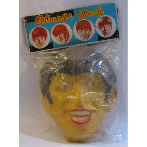 178 - The Beatles complete set of 1964 Beatles Masks by Strange Mask Hong Kong in original packaging