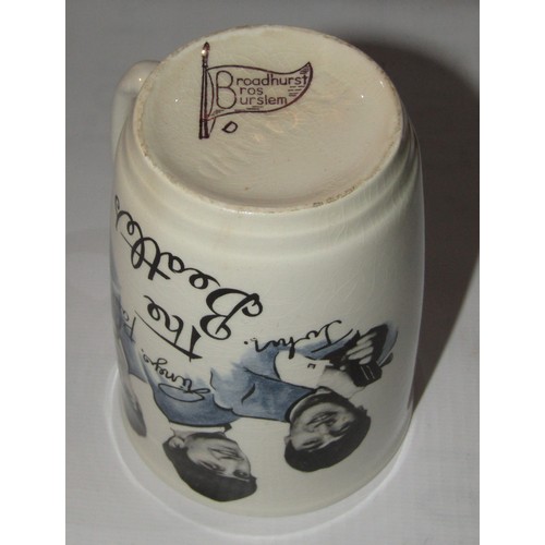 179 - The Beatles Broadhurtt Bros Burslem Mug UK 1964