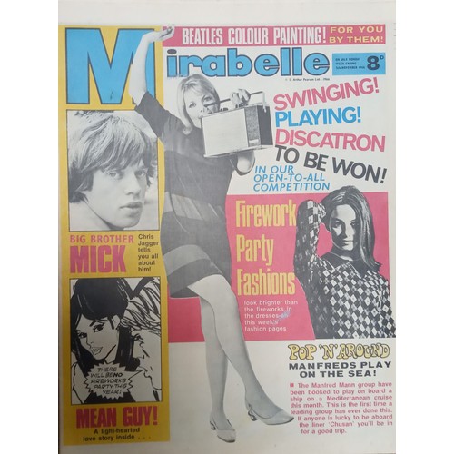 187 - RTV - A collection of twenty five UK sixties magazine including Pop Star Pictorial, Ready Steady Go,... 