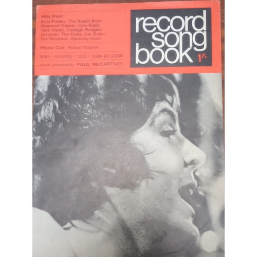 188 - RTV - A collection of eighteen 60/70 & 80s c magazine Mersey Beat, Record Song Book and Pop Weekly f... 