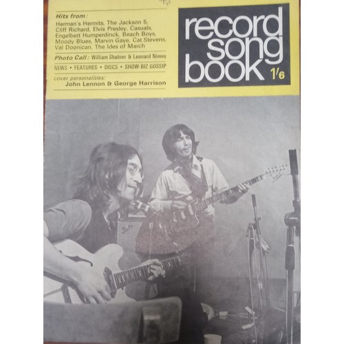 188 - RTV - A collection of eighteen 60/70 & 80s c magazine Mersey Beat, Record Song Book and Pop Weekly f... 