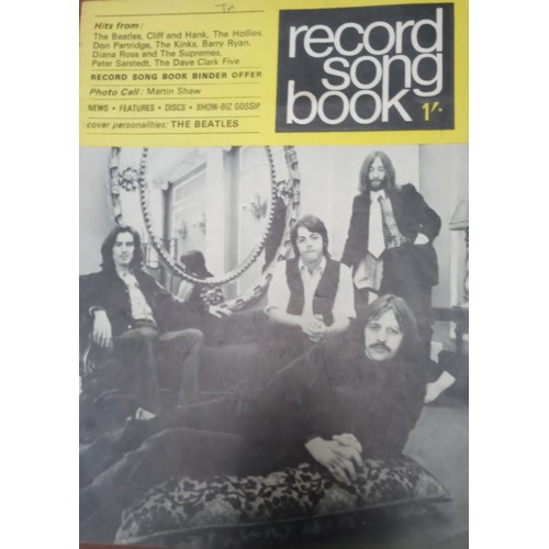 188 - RTV - A collection of eighteen 60/70 & 80s c magazine Mersey Beat, Record Song Book and Pop Weekly f... 