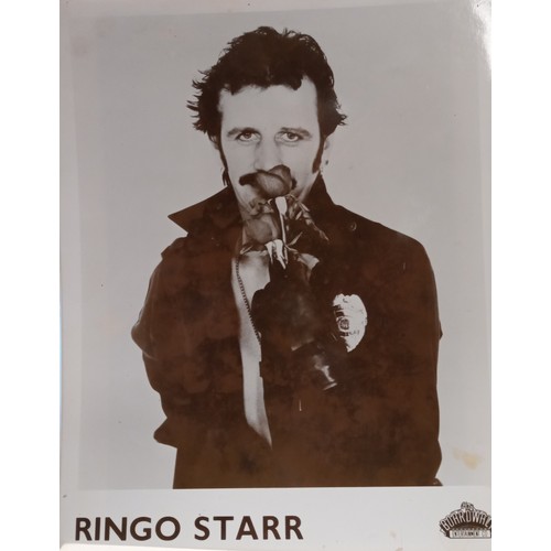 236 - RTV - Six Ringo Starr black and white photographs