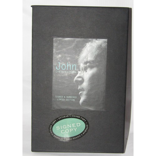 306 - John, limited edition hardback book signed by Cynthia Lennon, no. 295/1000