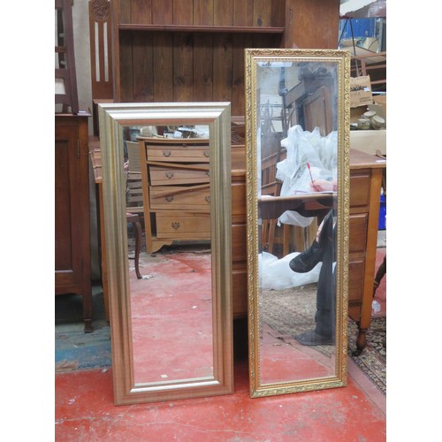 66 - Two 20th century wall mirrors, plus ex dressing table mirror