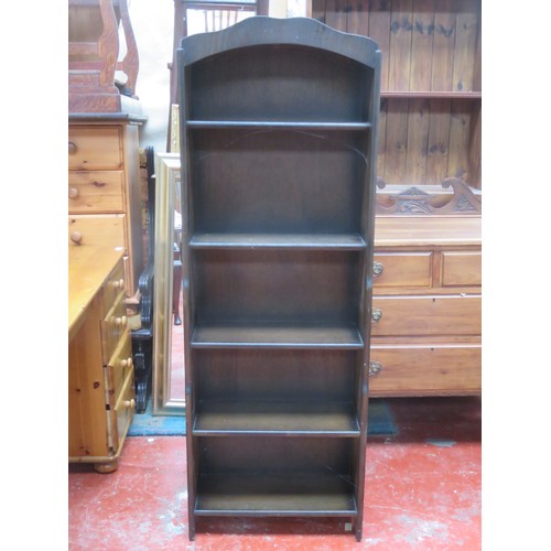 67 - Set of 20th century oak bookselves. Approx. 145cm H x 51cm W x 22cm D