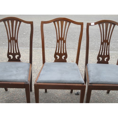 110 - Set of ten reproduction dining chairs