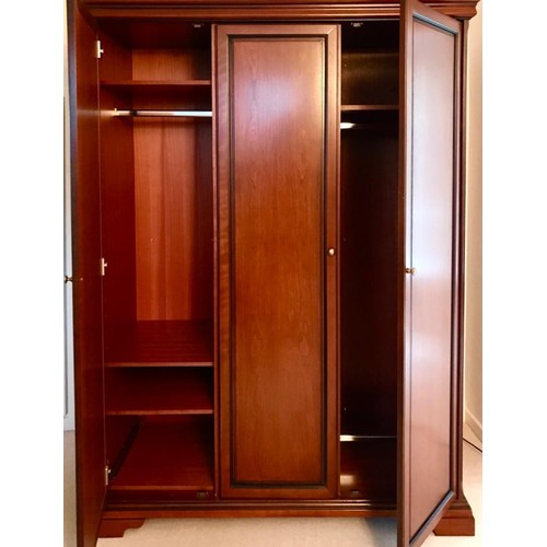 242 - STAG 'VERSAILLES CHERRY' TRIPLE WARDROBE