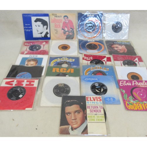 298 - Parcel of various Elvis Presley singles, various labels an dates