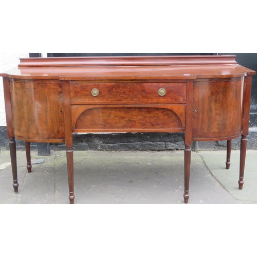 38 - 19th century mahogany serving buffet/sideboard. Approximately 101cm H x 183cm W x 67.5cm D