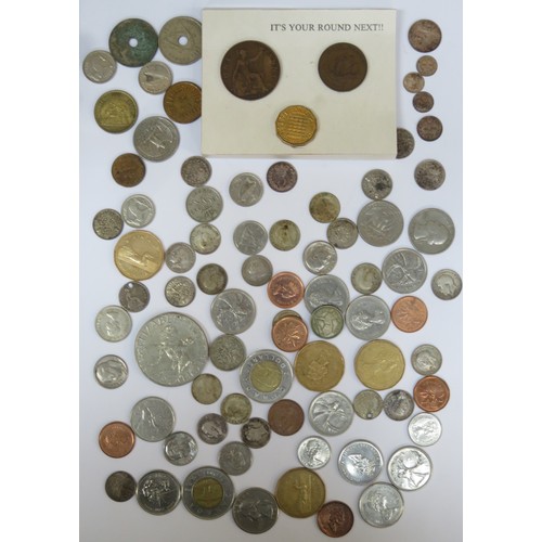 74 - Parcel of mixed coinage including British, American, Canadian, Maundy Money etc