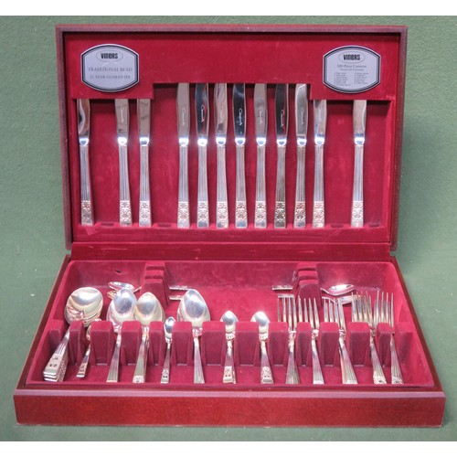 82 - Viners part canteen of 20th century community plated flatware