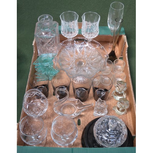119 - Parcel of various coloured and other glassware