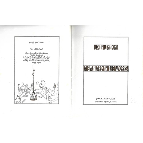 47 - John Lennon A Spaniard In The Works book first edition published by Jonathan Cape 1965 UK