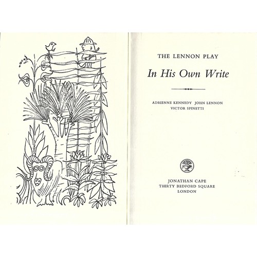 48 - John Lennon The Play In His Own Write first published 1968 by Jonathan Cape