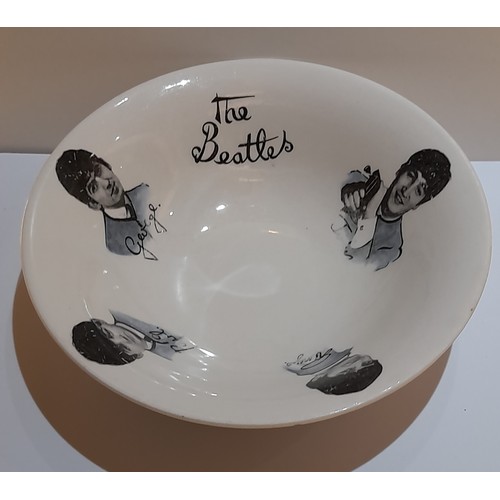 69 - The Beatles Washington Pottery cereal bowl UK c1964