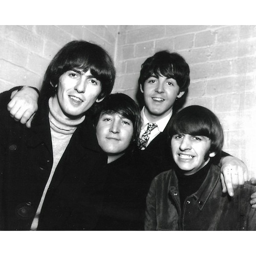 127 - Three Beatles 8”x10” photographs by Photographer Harry Goodwin