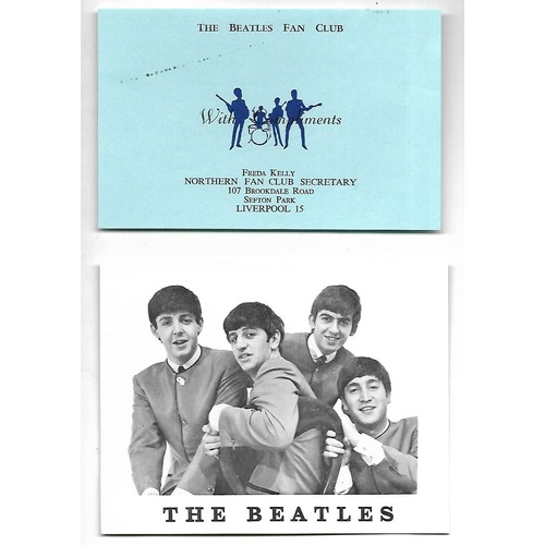 131 - A small collection of Beatles Fan Club material including photographs