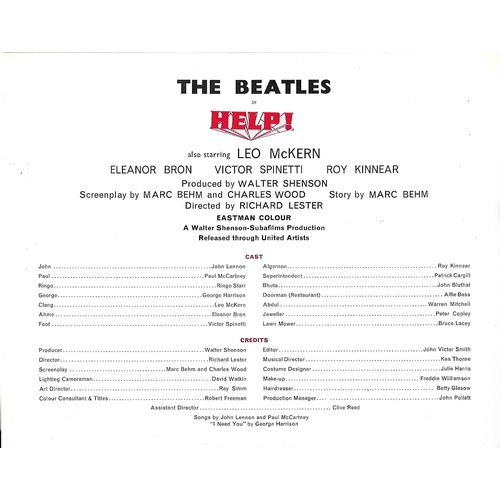 149 - The Beatles Help film synopsis 1965