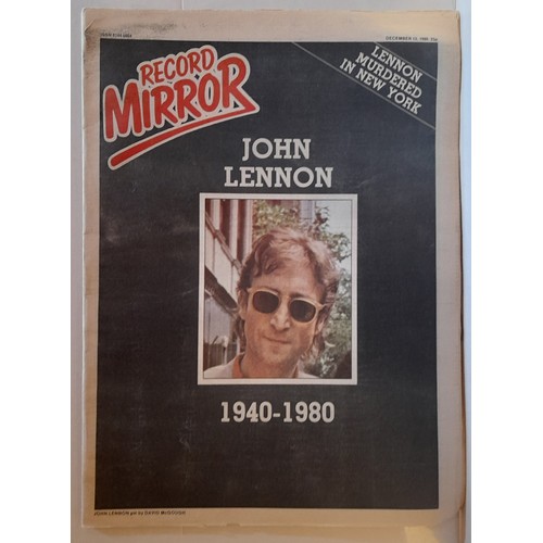 158 - A collection of scrapbooks and Lennon newspapers