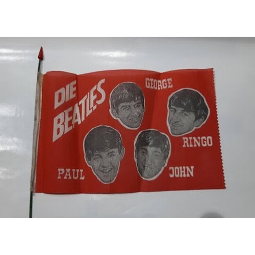 159 - Original German Beatles flag c.1964