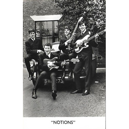 192 - Collection of The Notions memorabilia including signed photograph, writing paper, fan club applicati... 